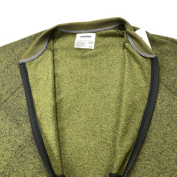 Sonoma Supersoft Sweater Fleece Long Sleeve Full-Zip Men's 2XL - MSRP: $48 - Picture 16 of 16